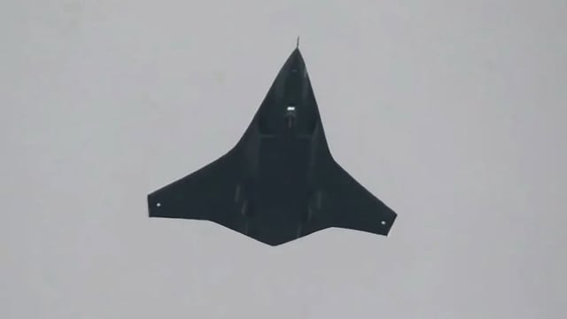 One of the photographs of the new Chinese aircraft emerged on Aug. 4, 2025. (Image credit: via X)