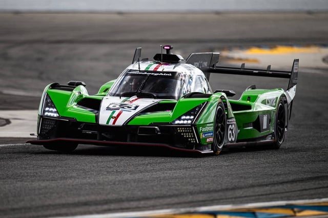 Lamborghini's SC63 at the 24 Hours of Daytona. Image: Brandon Badraoui
