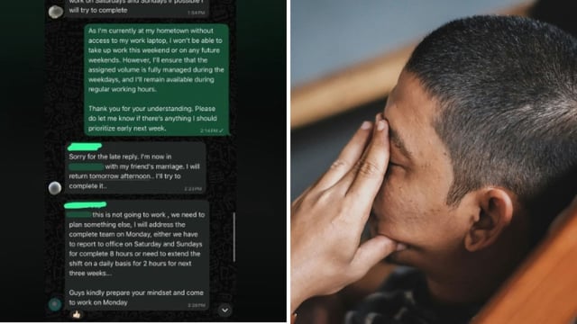 An Indian manager’s WhatsApp text on an office group has sparked anger among Reddit users. 