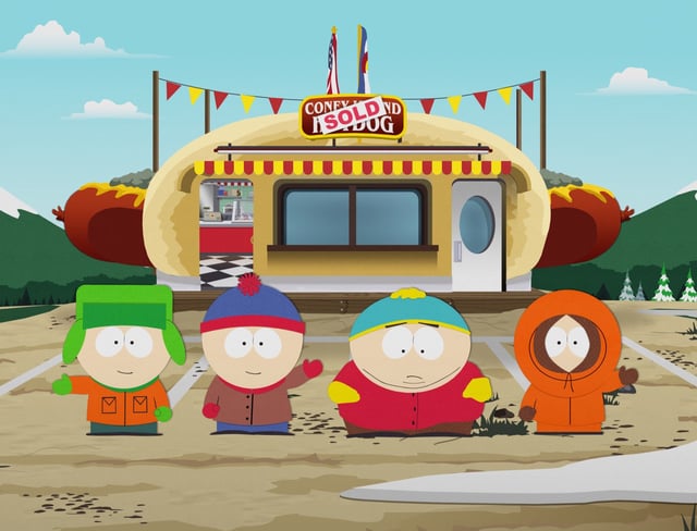 Poster from 2022 Paramount+ original movie "South Park: The Streaming Wars."