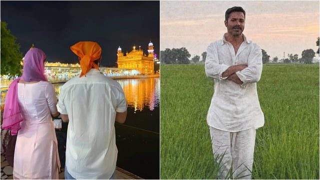 Varun Dhawan, Medha Rana Wrap Border 2 Shoot In Punjab With A Visit To Amritsar's Golden Temple