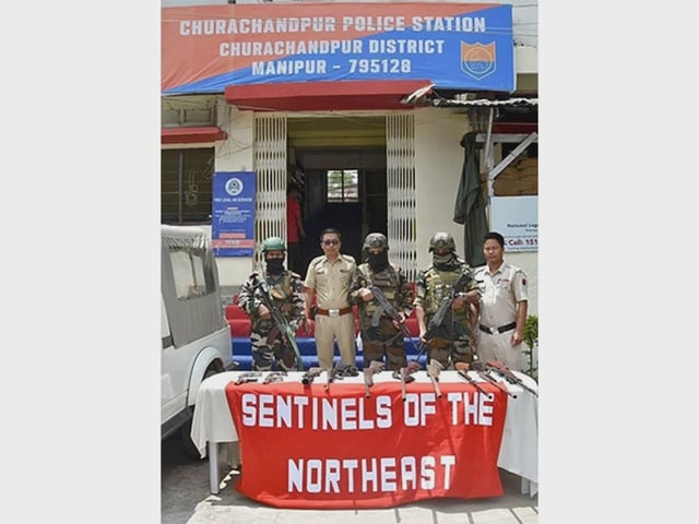  Indian Army, Assam Rifles Arrest 15 Insurgents in Manipur; Cache of Arms Recovered