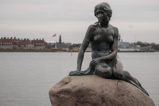 Die berühmte Kleine Meerjungfrau von Edard Eriksen