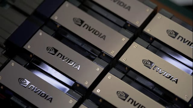 Image of Nvidia’s China-tailored H20 graphics processing units. Photo: Handout