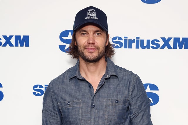 Taylor Kitsch attends a SiriusXM town hall on Aug. 4, 2025, in New York City.