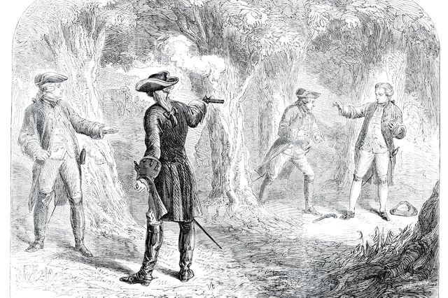 Auch diese Illustration von 1861 verschickte der 72-Jährige mit seinem Brief
