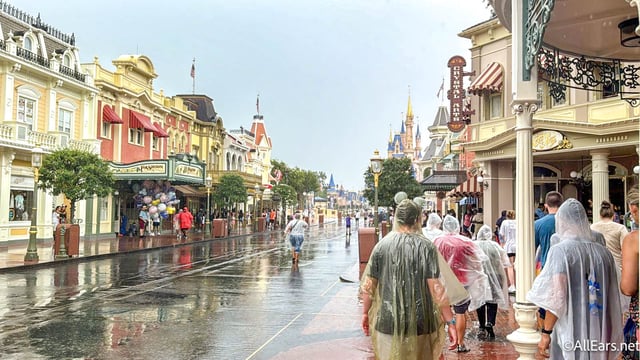 Rainy day in Magic Kingdom