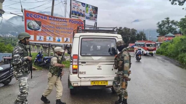 File photo: Security personnel conducting a search operation in Poonch