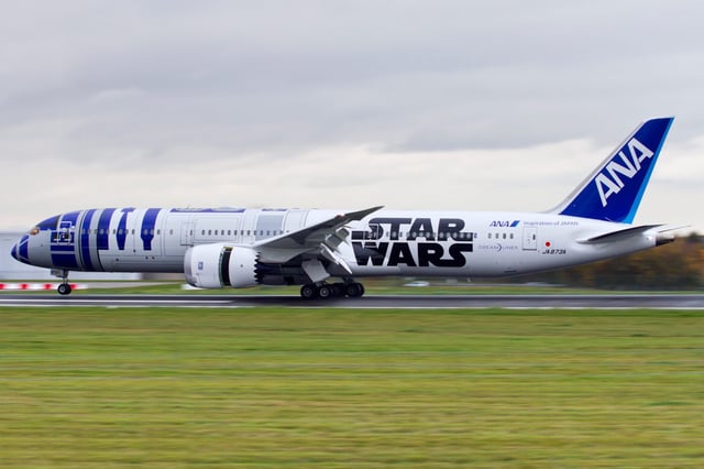 ANA's special Star Wars livery (Photo: Shutterstock)