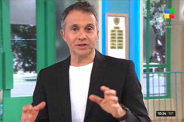 Sergio Lapegüe regresó a su programa tras ser atendido por una baja de presión, llevando tranquilidad a su audiencia