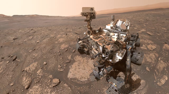 NASA&#39;s Curiosity Mars rover took this selfie in November of 2020, at a location nicknamed &#34;Mary Anning,&#34; after a 19th-century English paleontologist.