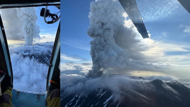 El sismo de magnitud 8.8 en Kamchatka provocó un tsunami global y la reactivación simultánea de volcanes. Foto: X de Volcaholic @volcaholic1