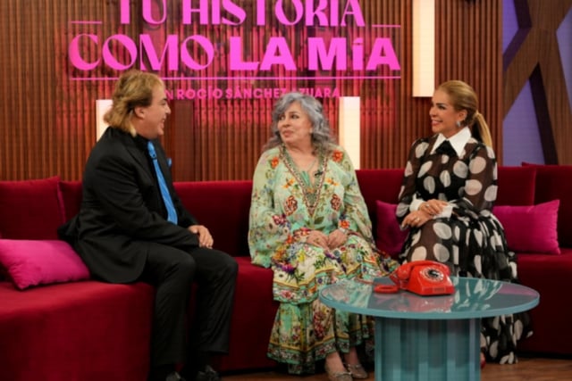 Cristian y Verónica Castro se reencontraron en un programa mejicano. (Web)