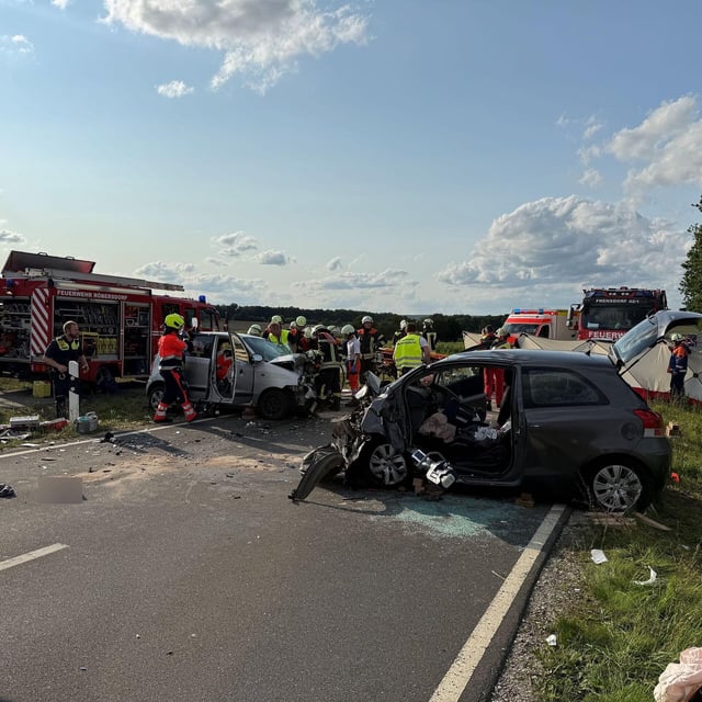 Schwerer Unfall im Kreis Bamberg - eine Frau in Lebensgefahr