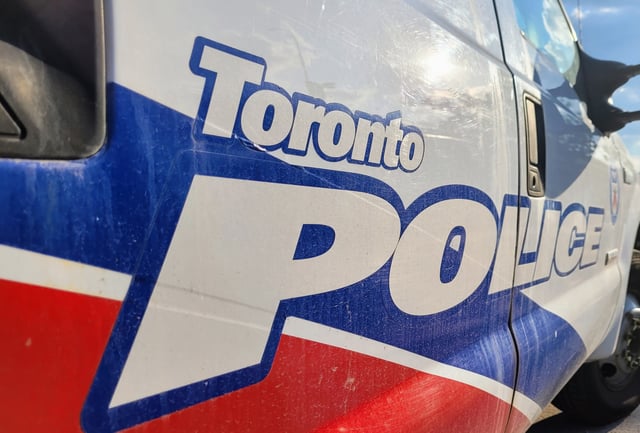 The side of a Toronto police vehicle is seen in this file photo.