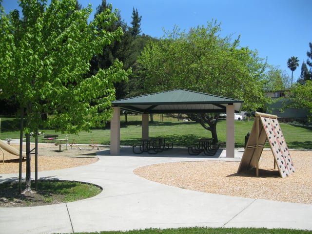 A view of Byron Gibbs Park in Healdsburg, Calif.