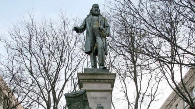 Albert Pike statue in DC