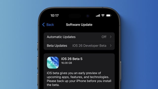 New in iOS 26 beta 5: Camera and Mail toggles, Apple Watch leak