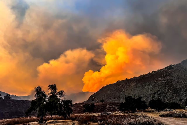The Gifford Fire on Aug. 3, 2025.