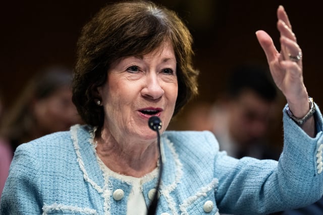 "Biomedical research leads to longer, healthier lives," Senate Appropriations Chair Susan Collins, R-Maine, said.