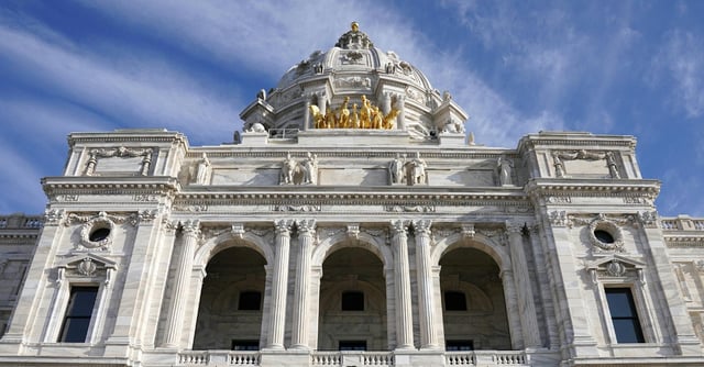 The Minnesota State Capitol building in St. Paul