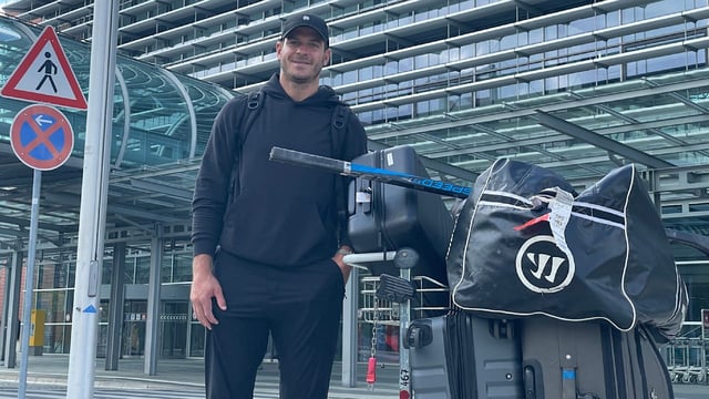 Jetzt landen die Eishockey-Stars in Dresden! BILD ist dabei.
