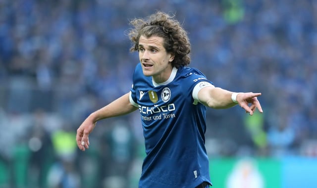 Mael Corboz, Kapitän bei Arminia Bielefeld, liegt Klimaschutz am Herzen.