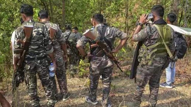 So far, the body of a Maoist along with a weapon has been recovered from the site. (HT file photo)