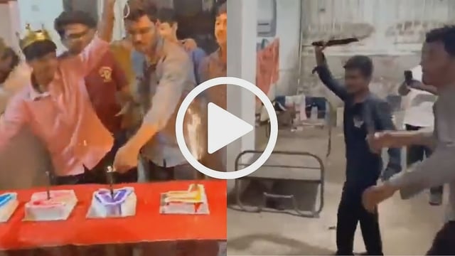 Arms Display, Loud DJ With Roads Blocked! Hyderabad Birthday Bash Grabs Attention, Police Registers FIR; Viral Visuals Inside-