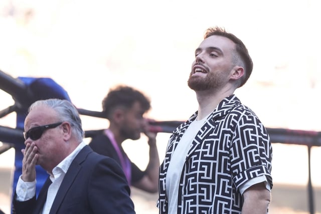 El creador de contenido, Ibai Llanos, durante la quinta edición de La Velada del Año en el Estadio de La Cartuja.