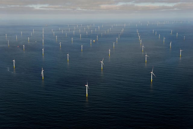 Illustration; Borkum Riffgrund 2 offshore wind farm in Germany; Photo source: Ørsted