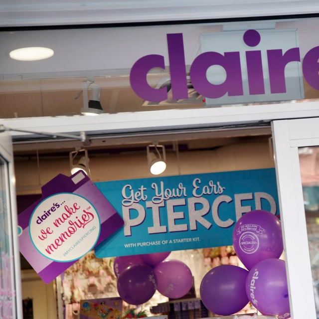 A Claire's store is seen in New York, Saturday, March 17, 2018. (AP Photo/Seth Wenig)