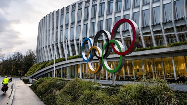 Das IOC-Hauptquartier in Lausanne 