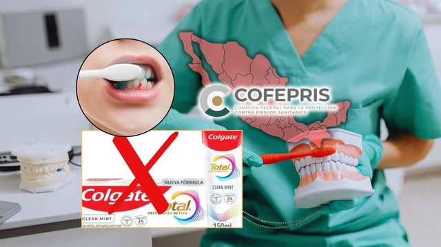 Retiran del mercado pasta Colgate Total Prevención Activa CLEAN MINT y alertan por estos síntomas. Foto: Especial