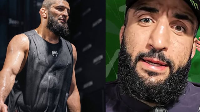 Belal Muhammad - Image credit @Belal Muhammad Youtube @khamzat_chimaev Instagram