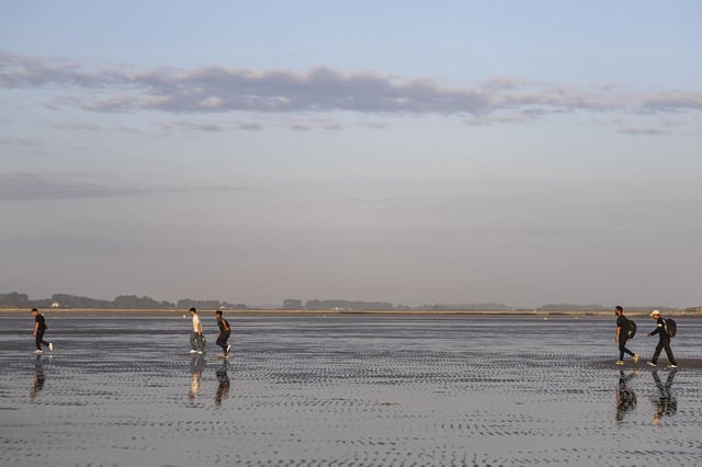 Les recherches en mer avaient duré plusieurs heures.