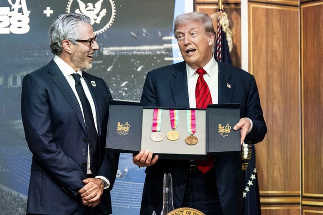 Trump will Sicherheitsgarant für Olympia 2028 sein