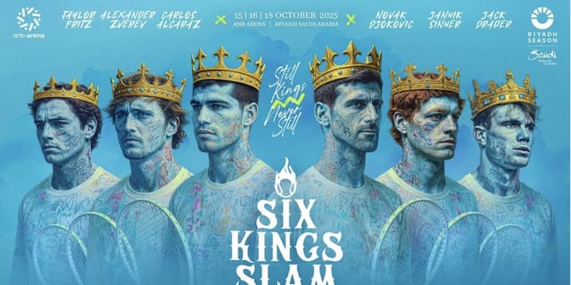 Sinner al Six Kings Slam, ecco i partecipanti ma sui social è polemica sulla locandina: il motivo
