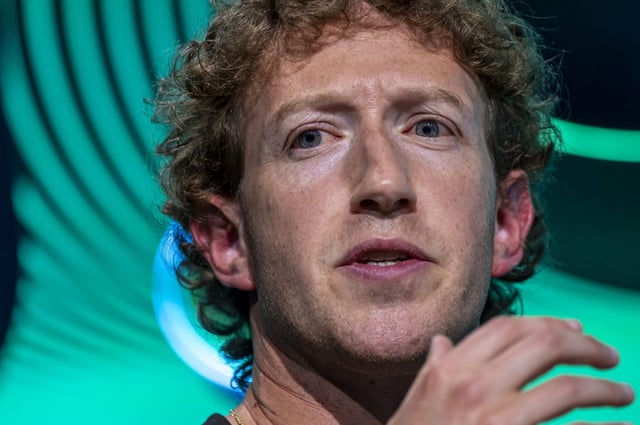 Mark Zuckerberg, chief executive officer of Meta Platforms Inc., during the Acquired LIVE event at the Chase Center in San Francisco, California, US, on Tuesday, Sept. 10, 2024.