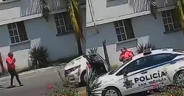Policía salva a mujer de atragantarse con un totopo