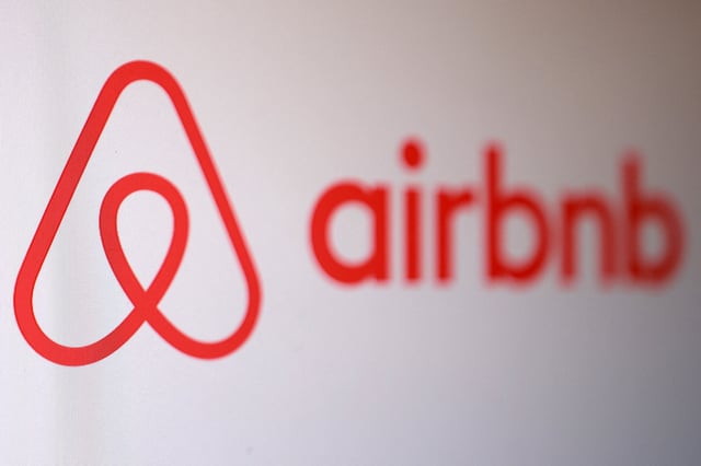 Airbnb logo is seen in this illustration taken August 5, 2025. REUTERS/Dado Ruvic/Illustration/File Photo