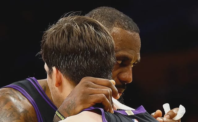 LeBron James, estrella de Los Angeles Lakers.
