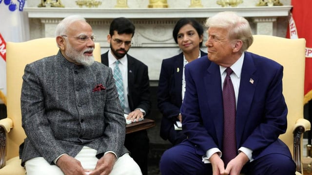 Trump’s additional 25% tariff followed after over a week of criticism focused on New Delhi’s continued purchases of Russian energy. (REUTERS)