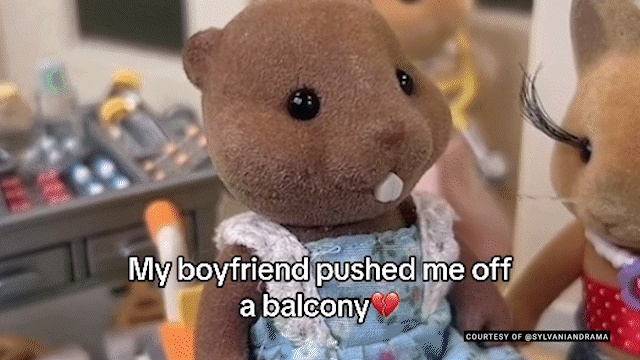 Sylvanian Drama uses children’s toys to act out distinctly adult scenes