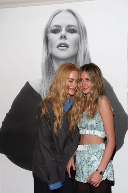 Nicole Kidman and Sunday Rose Kidman Urban on Jan. 4, 2025 in Los Angeles.