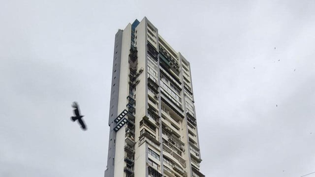 Mumbai, India. July 02, 2025: View of Willingdon Heights at Tardeo area in south Mumbai. Mumbai, India. July 02, 2025. (Photo by Raju Shinde/ HT Photo) (Raju Shinde)