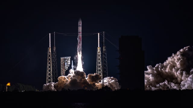 United Launch Alliance’s Vulcan VC2S rocket launches its first certification mission from Space Launch Complex 41 at Cape Canaveral Space Force Station, Florida, Jan. 8, 2024. (U.S. Space Force photo by DeAnna Murano)
