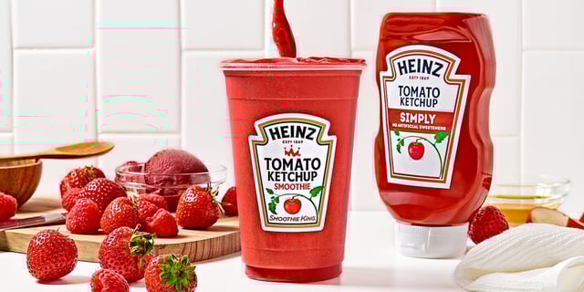 Heinz and Smoothie King Drop First-Ever Ketchup Smoothie