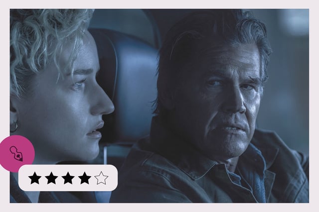 Julia Garner y Josh Brolin en La hora de la desaparición