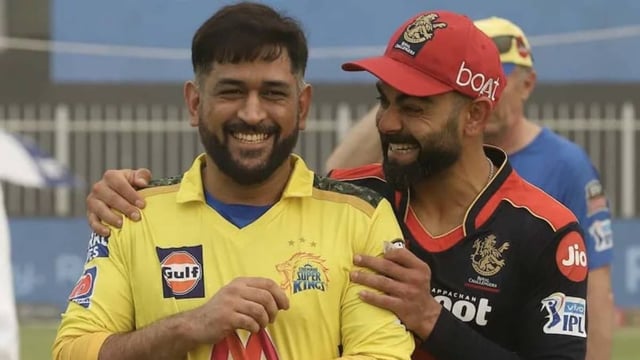 MS Dhoni (L), Virat Kohli (R) | Image: ANI